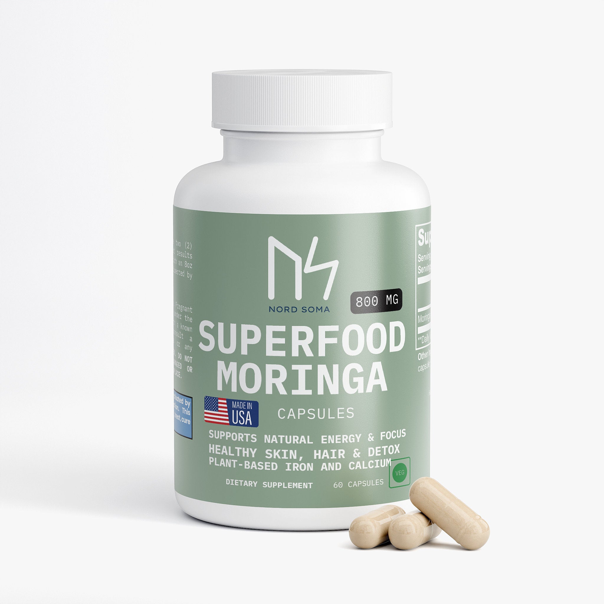 Nordsoma SuperFood Moringa 800Mg