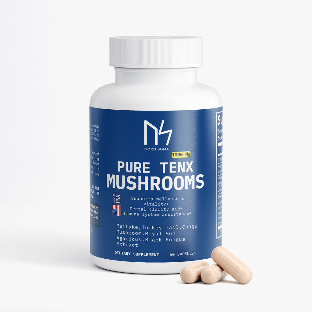 PureTenX Mushrooms 1000mg