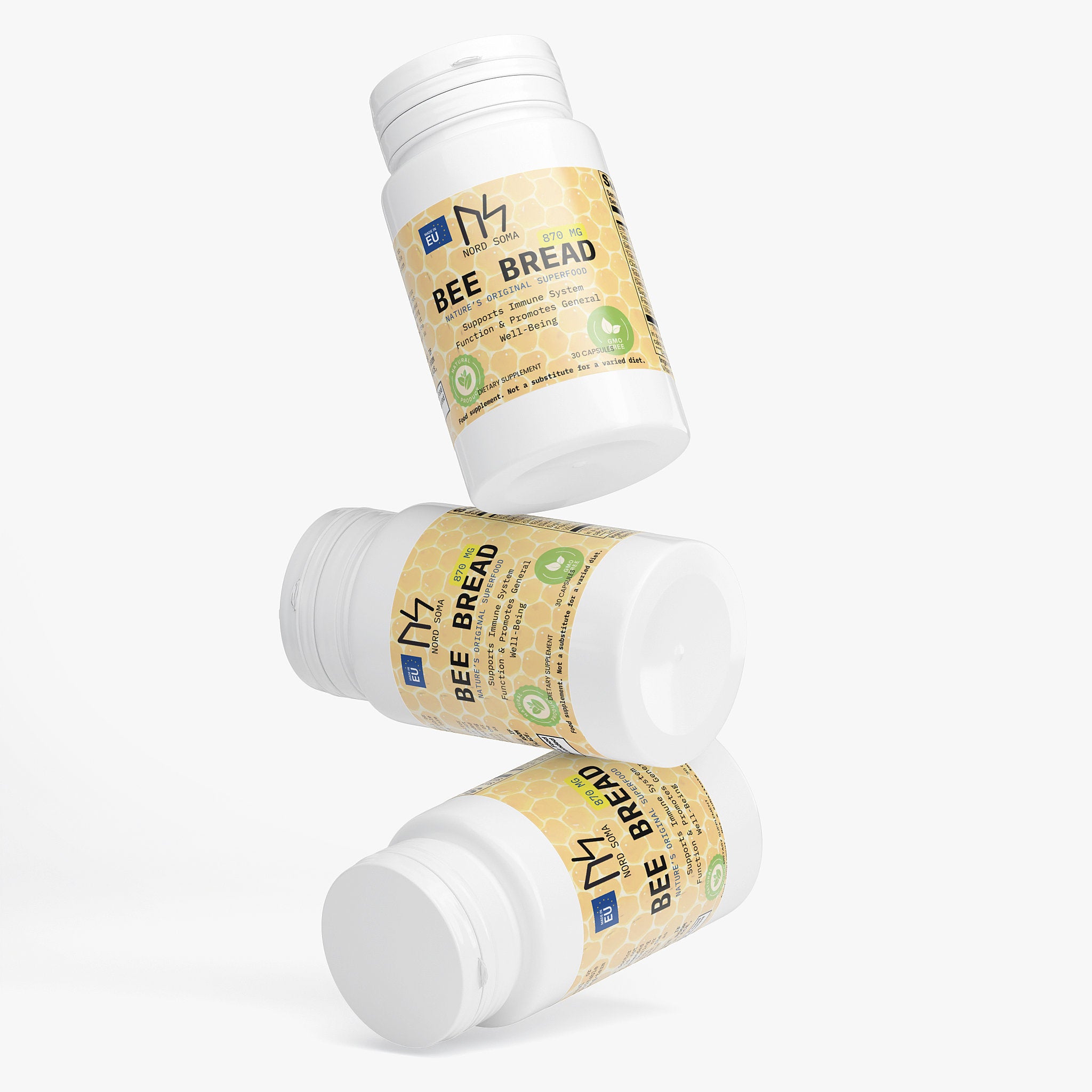 Bee Bread 879 mg, Made In EU