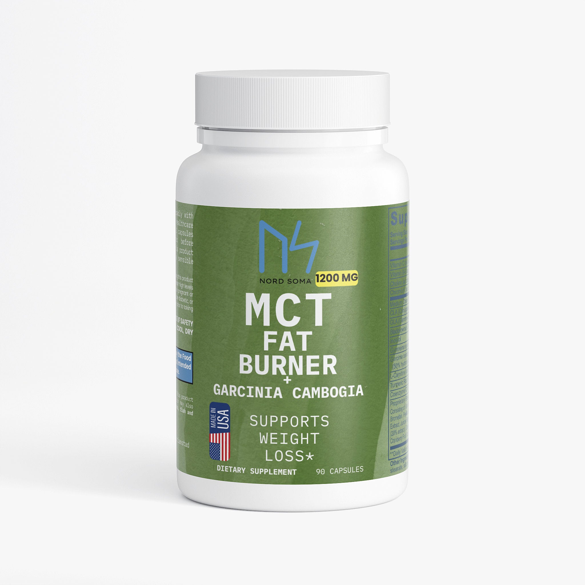 MCT Fat Burner + Garcinia Cambogia Fruit Extract