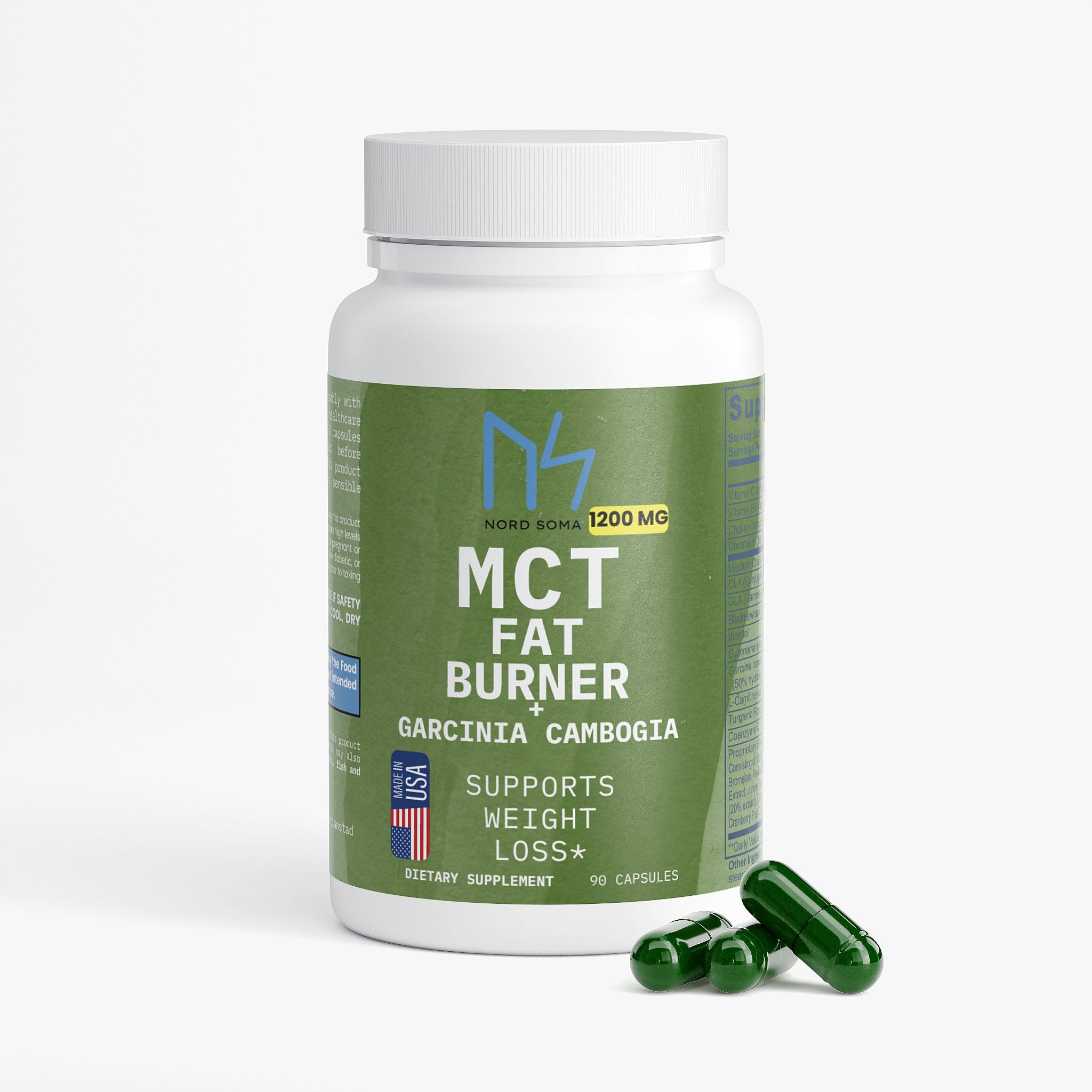 MCT Fat Burner + Garcinia Cambogia Fruit Extract