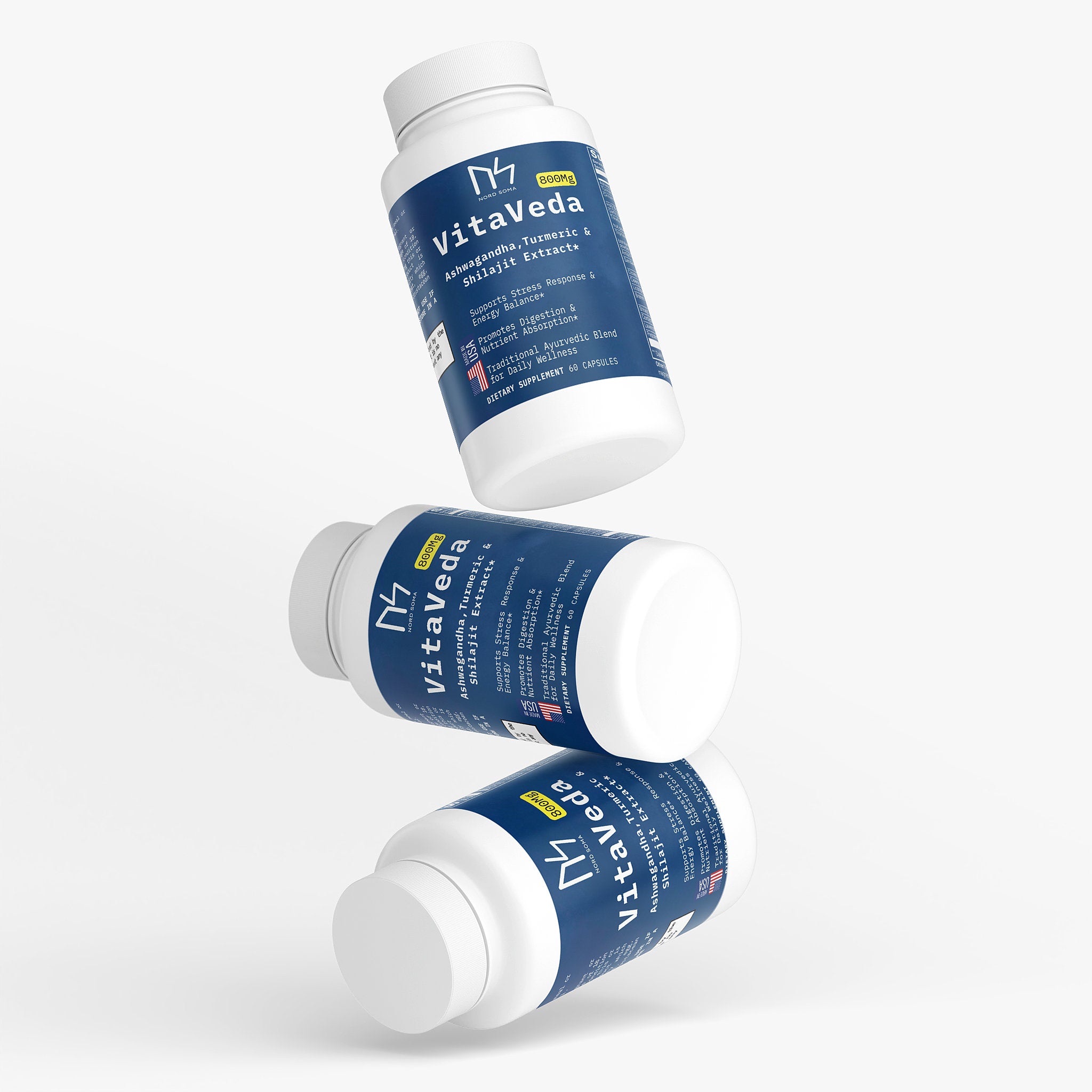 VitaVeda With Ashwagandha,Turmeric & Shilajit