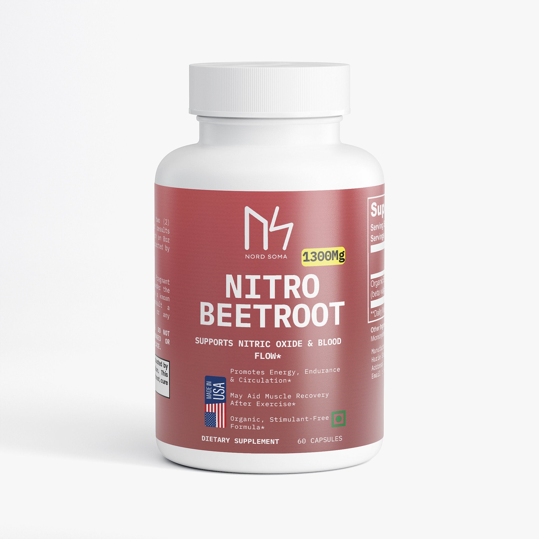 Organic NitroBeetroot 1300 Mg
