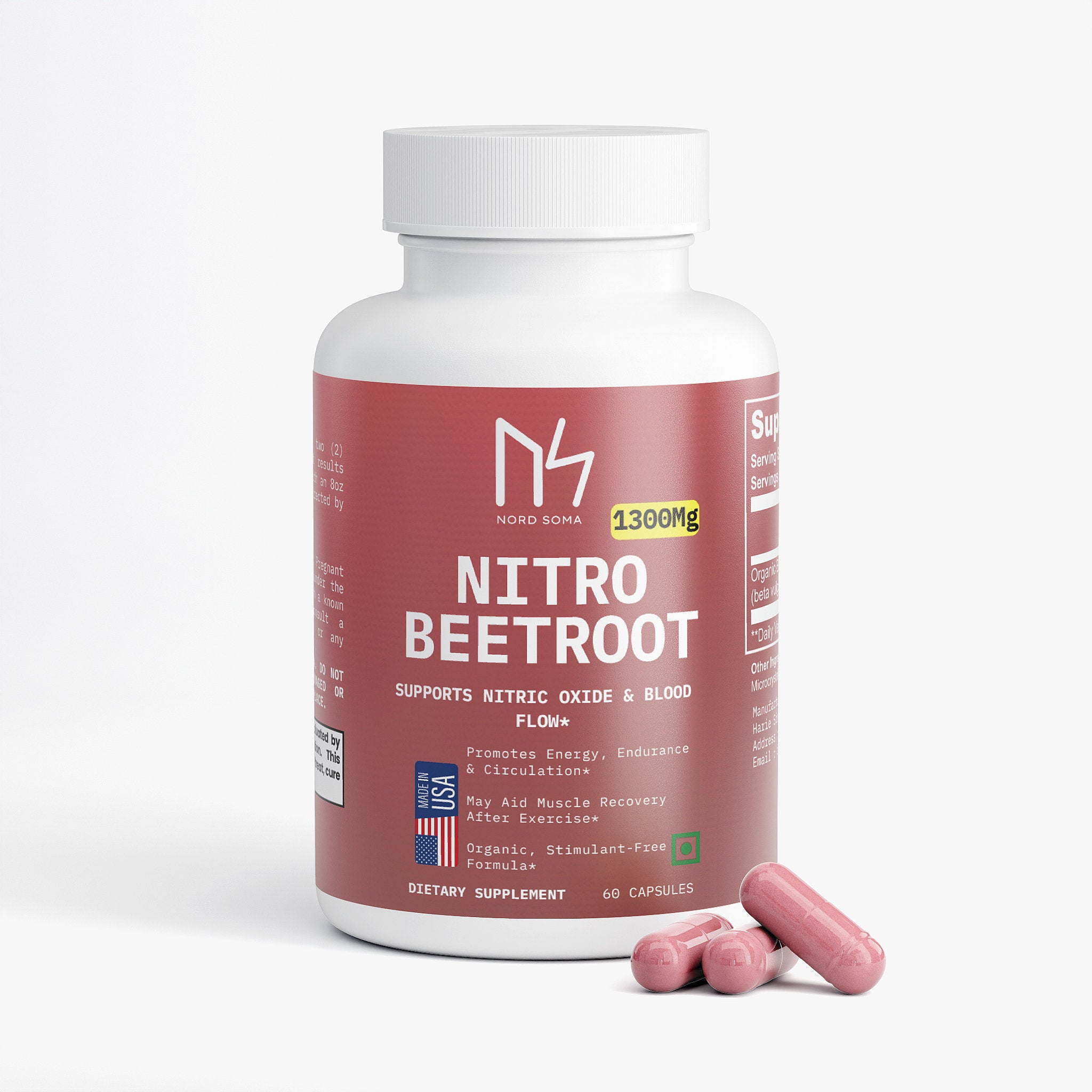 Organic NitroBeetroot 1300 Mg