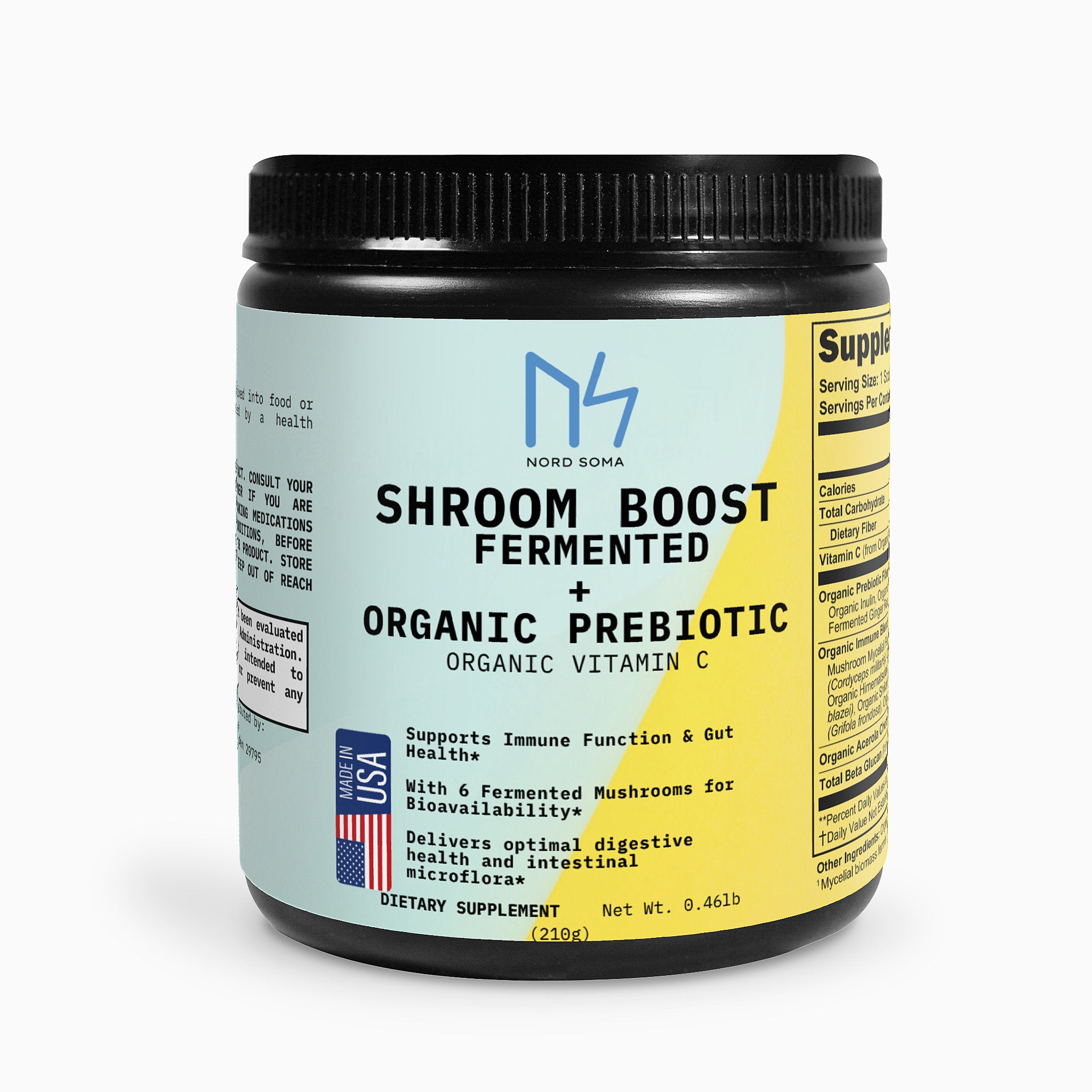Shroom Boost Fermented + Organic Prebiotic Fiber Blend & Organic Vitamin C