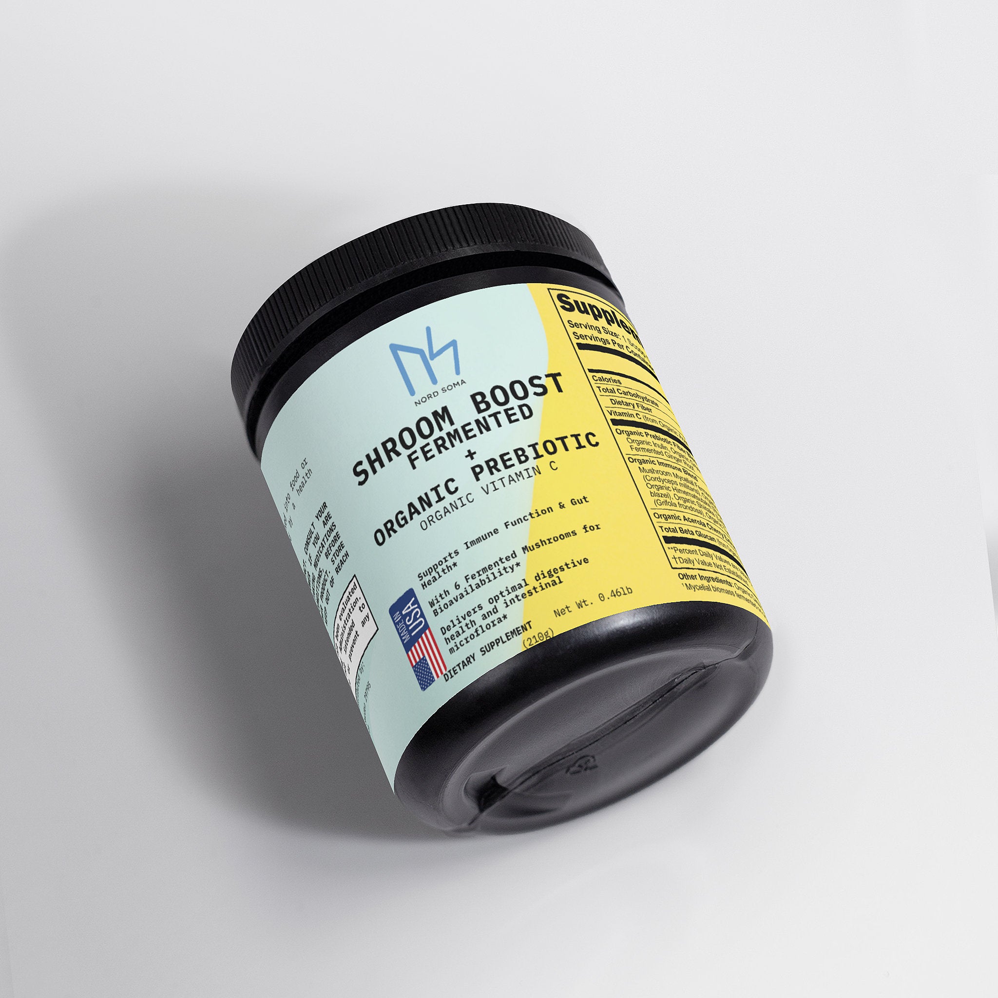 Shroom Boost Fermented + Organic Prebiotic Fiber Blend & Organic Vitamin C