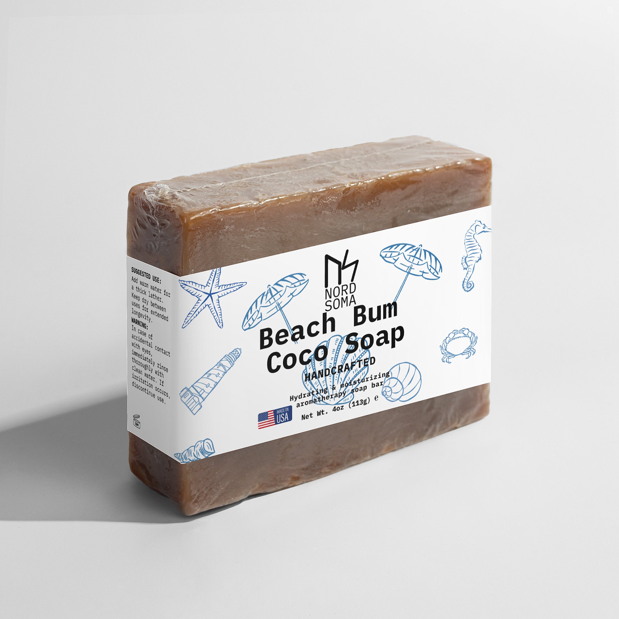 Beach Bum Coco Soap – Coconut Infused Hydration Bar Made In USA