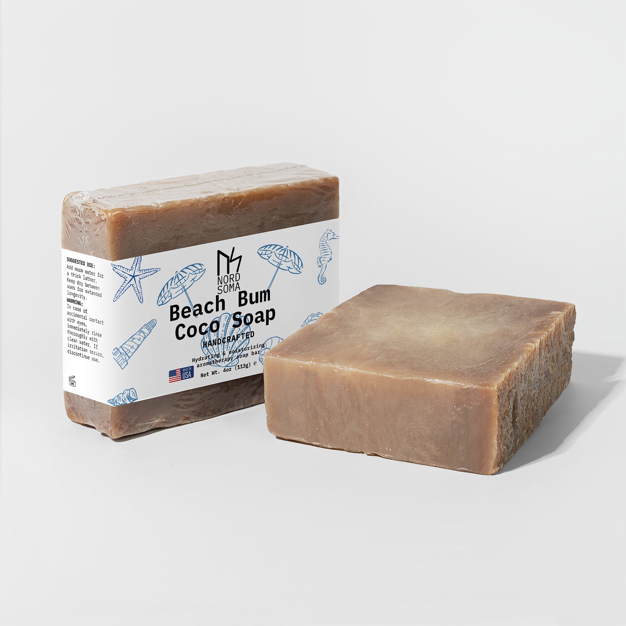 Beach Bum Coco Soap – Coconut Infused Hydration Bar Made In USA