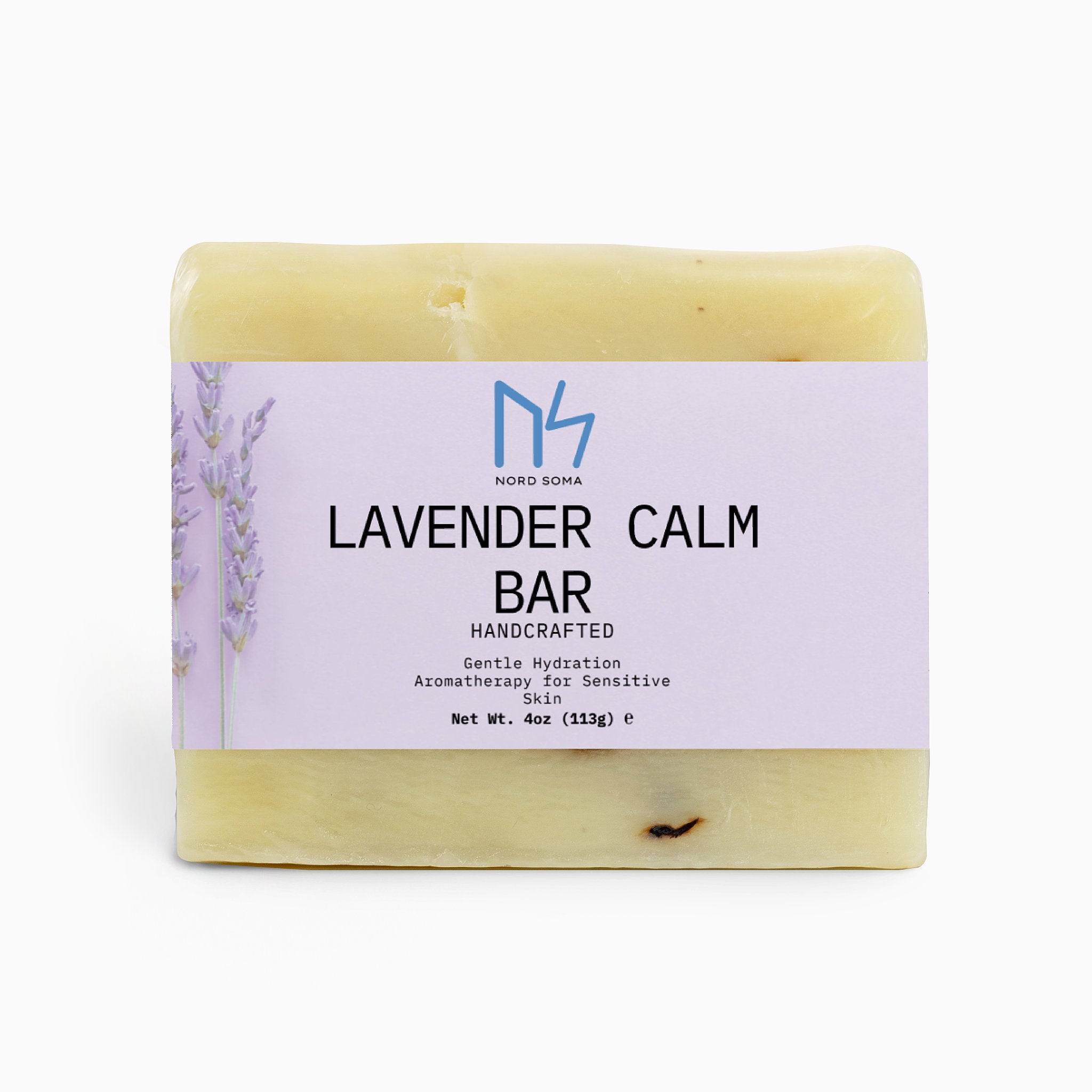 Lavender Calm Bar  Gentle Hydration + Aromatherapy for Sensitive Skin Made in USA