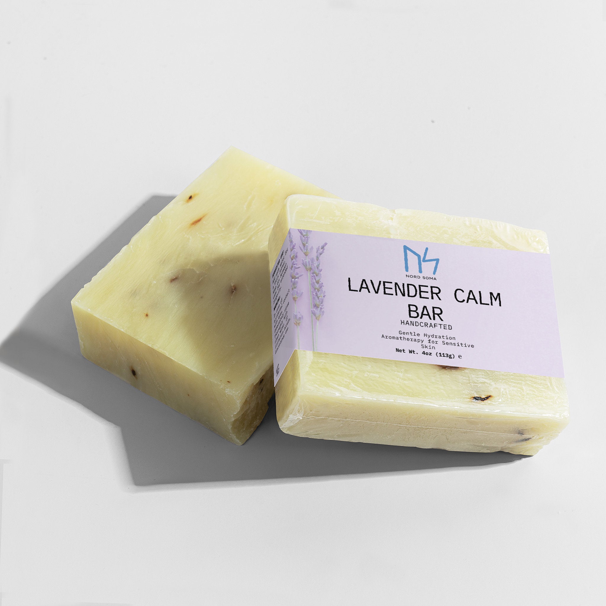Lavender Calm Bar  Gentle Hydration + Aromatherapy for Sensitive Skin Made in USA