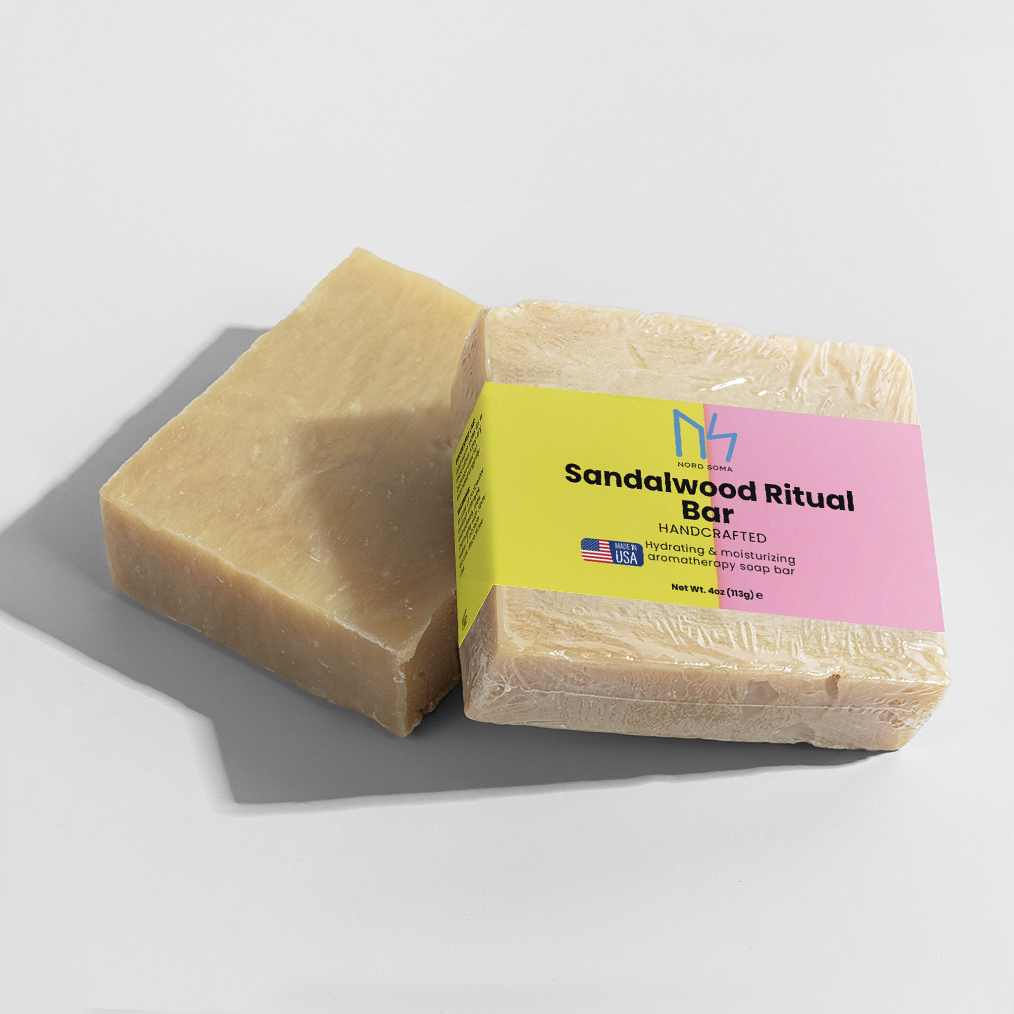 Sandalwood Ritual Bar  Moisturising  Soap with Deep, Woody Aroma – For Sensitive Skin Made In USA